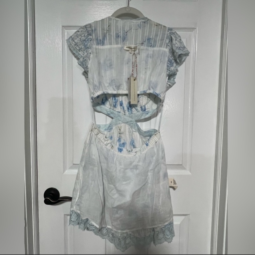 SOLD!!!!!! NWTGS LoveShackFancy Audrina Mini Dress - Picture 13 of 14